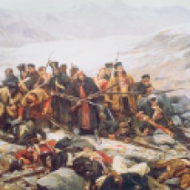 Last Stand of 44th Regiment near Kabul in 1842 by W.B. Wollen, 1898