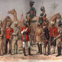 Sepoys of the Madras Army, early 1800s
